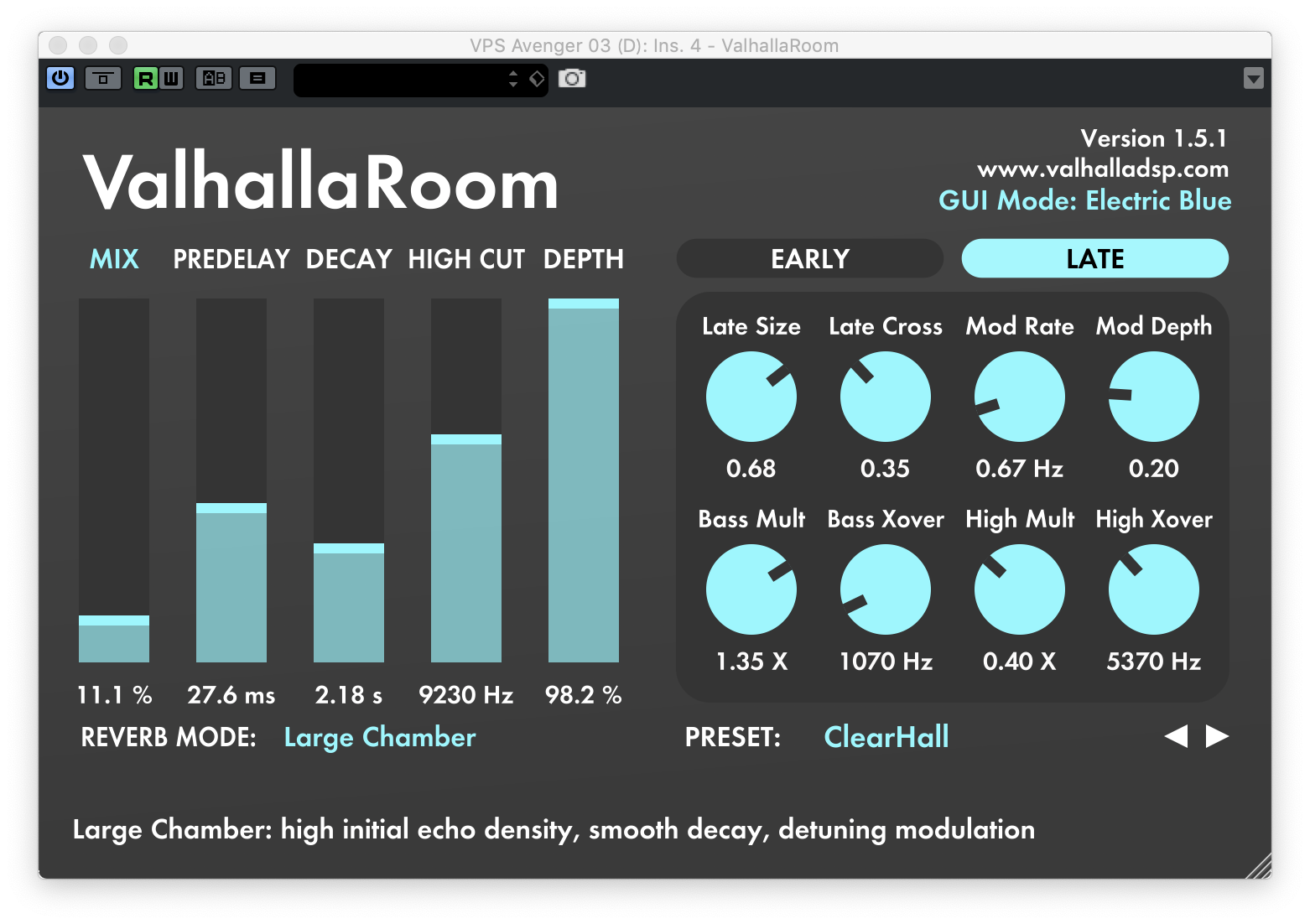 Valhalla reverb